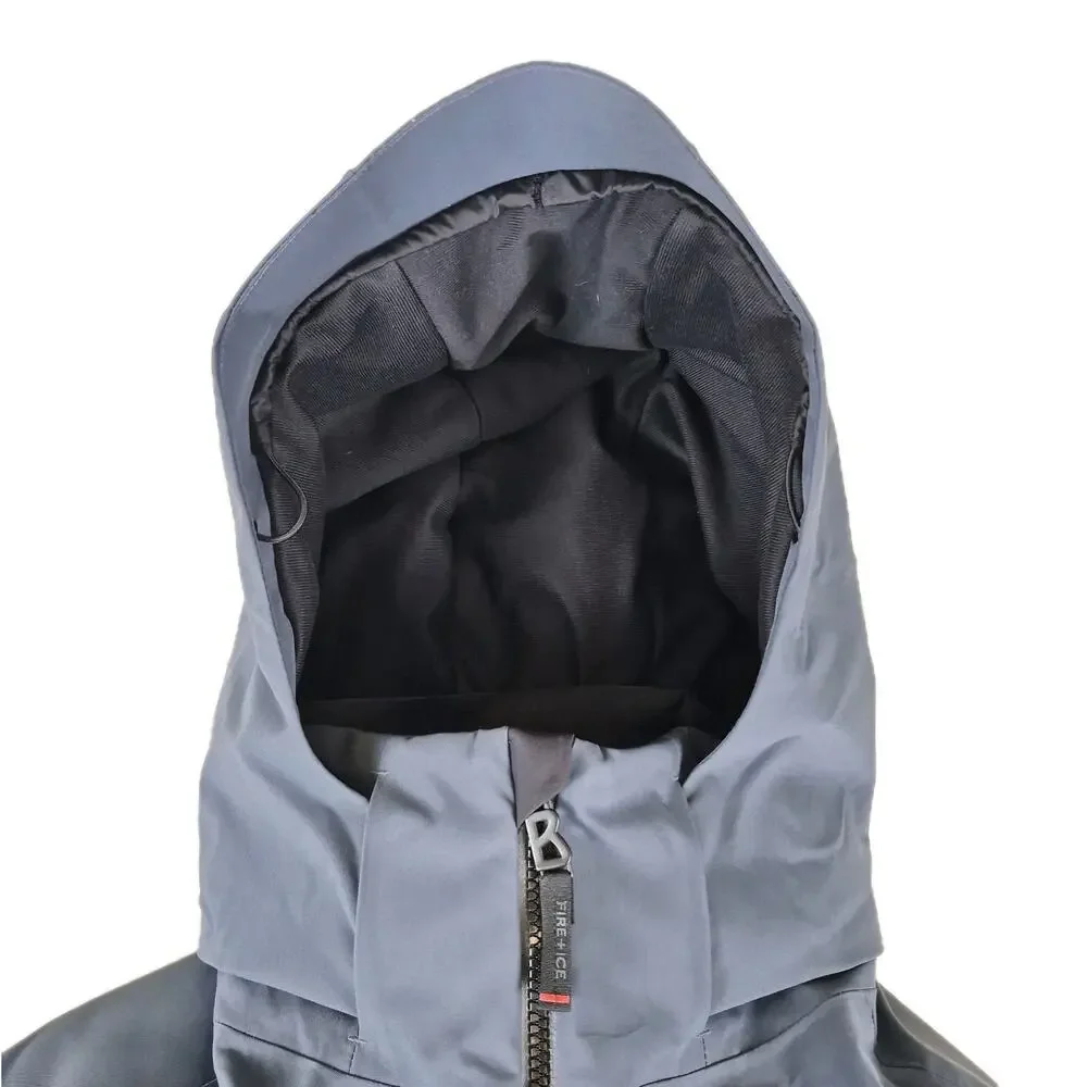Bogner Fire + Ice Men's Ski Jacket Sz 56 3XL Black Gray WP Insulated Hooded Coat